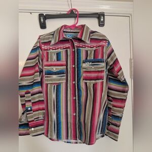 Striped Multicolor Western Shirt